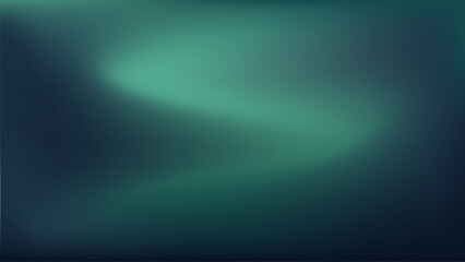 Mystical Futuristic. Aurora-Like Gradient Deep Green Teal. Mysterious, Techy, and Calm. Perfect for Modern Design, Web and App UI, Social Media Templates.