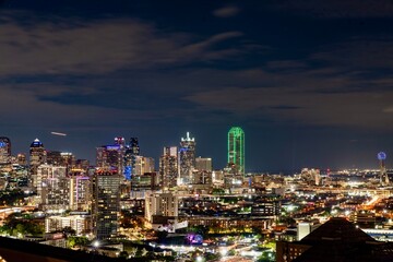 Downtown Dallas, TX at Night