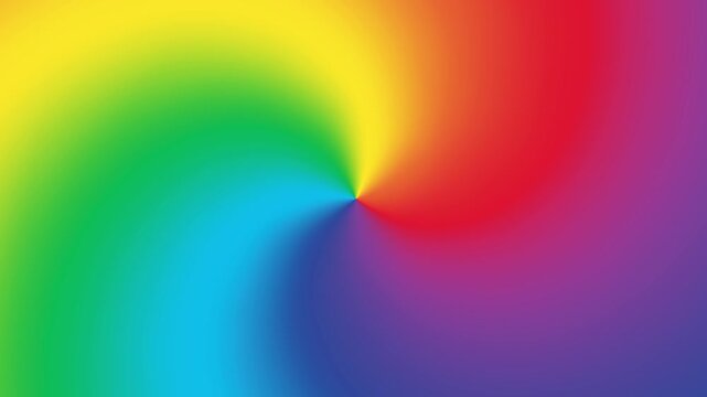 Vibrant radial blur, a swirling spectrum of vivid colors converging at a central point. Abstract, dynamic, and perfect for backgrounds, presentations, or creative projects.