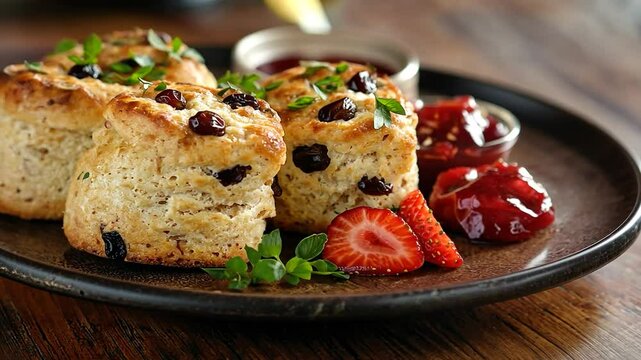 traditional irish fruit scones video