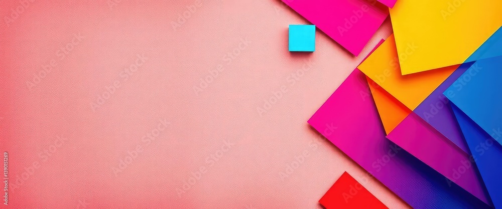 Canvas Prints abstract geometric shapes on a textured background, design, backdrop
