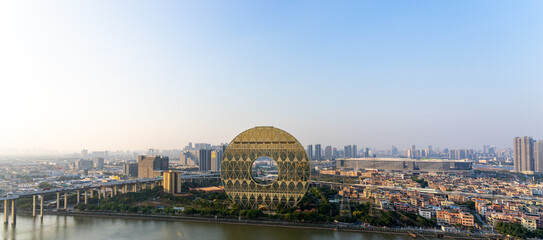 Naklejka premium Guangzhou Circle Building, Guangdong, China