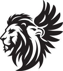 Tiger Eagle Hybrid Logo Vector