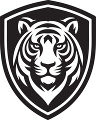 Tiger Shield Logo Vector