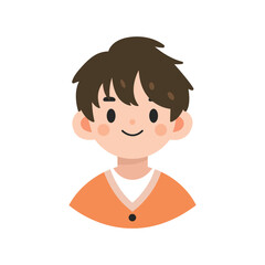  A cartoon boy avatar vector illustration, A child vector illustration , character illustration