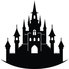 Obraz premium castle vector illustration