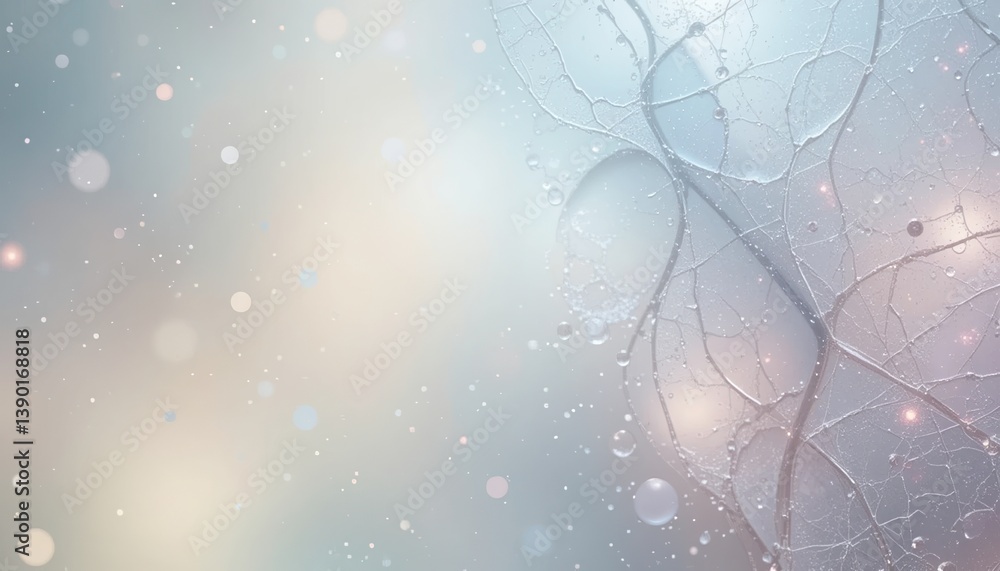 Poster captivating nature scene with delicate patterns abstract background soft colors artistic photography