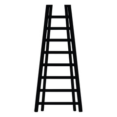 ladder isolated on white
