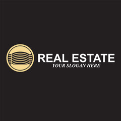 home real estate logo and vector