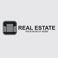 home real estate logo and vector