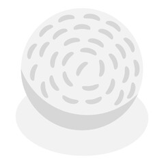 3D Isometric Flat Vector Set of Golf Equipment, Set Sport Items. Item 7