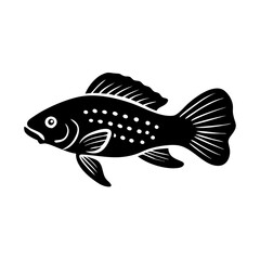 plecostomus fish icon, plecostomus fish line art - simple line art of plecostomus fish, perfect for plecostomus fish logos and icons