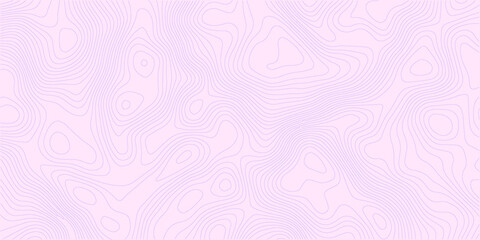 The stylized height of the topographic map contour in lines and contours. Abstract white background with map contour. Moden pink lines of the relief map on a white background. Vector grid map