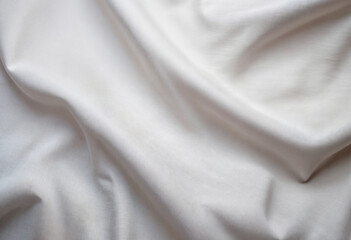 White fabric background
