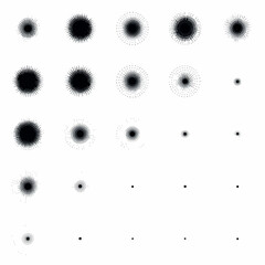 abstract grayscale ink splatter