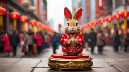 "Rabbit Motif Spring Festival Picture Collection"