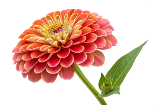 A zinnia flower icon with a circular arrangement of vibrant, layered petals