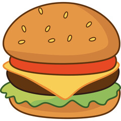 Hamburger Illustration