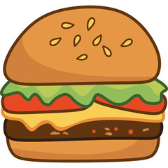 Hamburger Illustration
