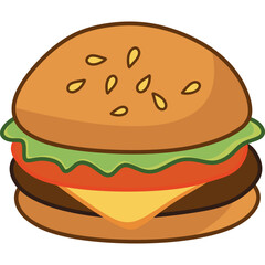 Hamburger Illustration
