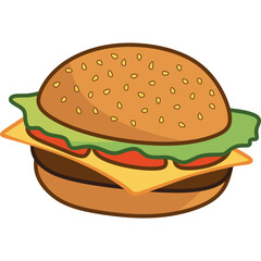 Hamburger Illustration