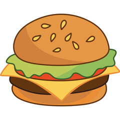 Hamburger Illustration