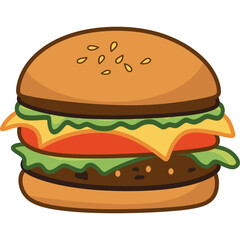 Hamburger Illustration
