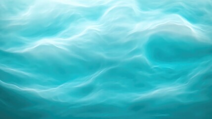 Gentle waves create an ethereal atmosphere with soothing turquoi