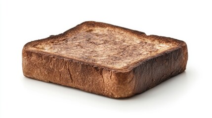 Classic Toast Slice with Uneven Crispness