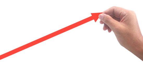 Hand gesture indicating direction studio digital art minimalist close-up focus on communication