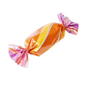 Isolated Candy Wrapper on transparent background