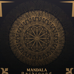 luxury mandala design, relaxing and easy mandala art for tattoo design,Mandala silhouette vector with colorful background mandala pattern Beautiful pattern on a red background. Vector mandala template