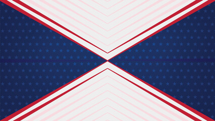 Vibrant Abstract Design Featuring Red White and Blue Colors With Stars Symbolizing Patriotism