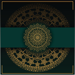 luxury mandala design, relaxing and easy mandala art for tattoo design,Mandala silhouette vector with colorful background mandala pattern Beautiful pattern on a red background. Vector mandala template