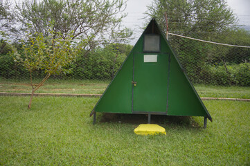 Green camps with zinck roof