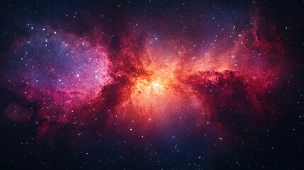 Fototapeta premium Cosmic nebula explosion