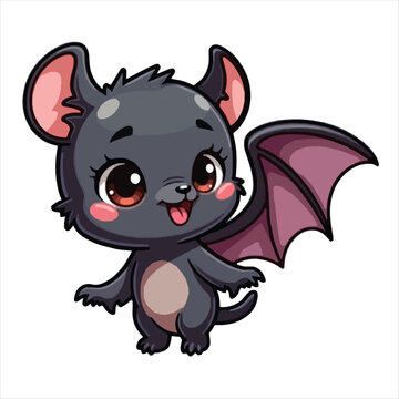Cute Bat Illustration