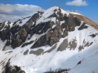 A beautiful view of Monte Elefante in Lazio region, Italy