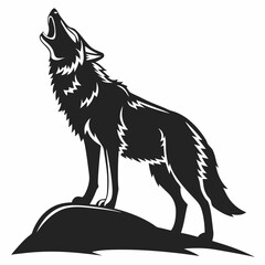 wolf silhouette