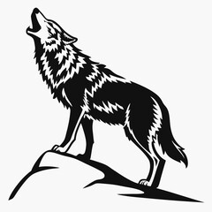 wolf silhouette