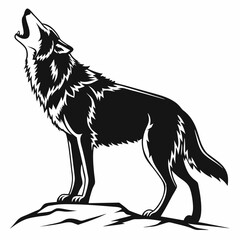 wolf silhouette