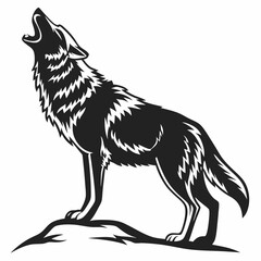 wolf silhouette