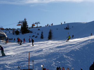 Grießenkareckabfahrt in Richtung Flachau