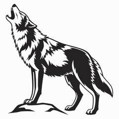 wolf silhouette