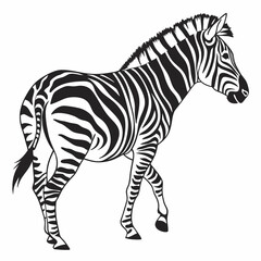 zebra silhouette