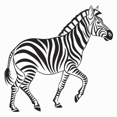 zebra silhouette