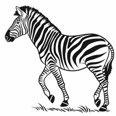 zebra silhouette