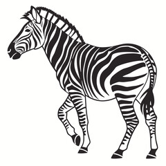 zebra silhouette