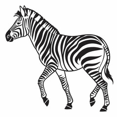zebra silhouette