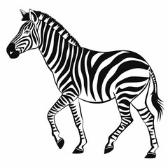 zebra silhouette